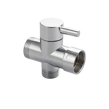 Дивертор металлокерамика к смесителю в ванную, ручка шток САНАКС (7124)