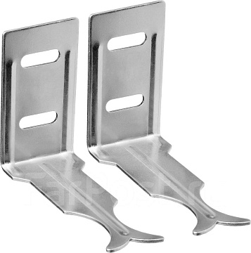 Комплект кронштейнов д/алюмин.радиаторов (плоский угловой)