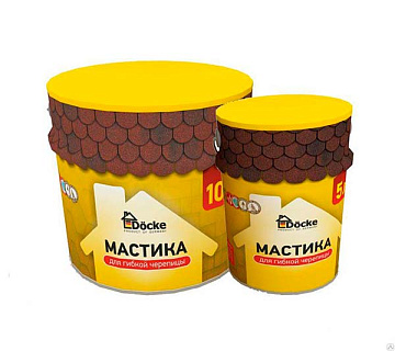 Мастика Docke для гибкой черепицы 10литров (9кг)