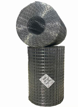 Сетка в рулоне цинк.металл. сварная яч.25*25, h-0,5м, пров1,4мм (рулон - 25м/пог;12,5м2)