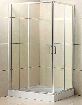 Душевое ограждение с поддоном BelBagno UNO-195-AH-2-120/90-C-Cr