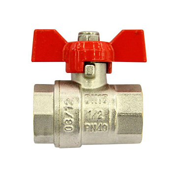 Кран шаровый ВР 1/2" ( бабочка ) HLV