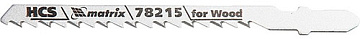Пилки д/лобзика MATRIX T244D 75*4,0 мм 78215