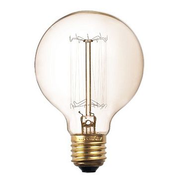 Лампа накаливания  RETRO G80 GOLD 40w E27