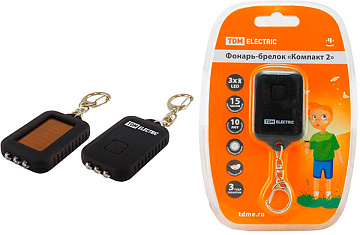 Фонарь-брелок с/д TDM Компакт 2  7 лм/Вт SQ0350-0024