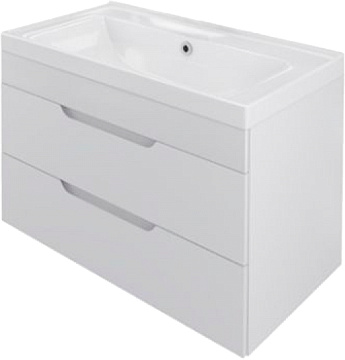 MIRSANT SOHO QUADRO 80 Тумба подвесная с Умывальником DEEP-80