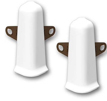 Угол наружный Деконика 70мм Белый Глянец 001-0 (уп. - 25 шт.)