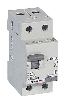 УЗО Legrand RX3 2п/25A/30мА AC 402024