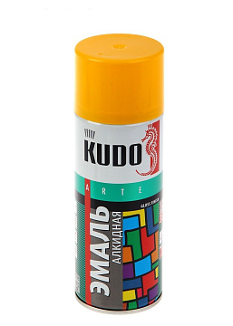 Желтая эмаль универсал 520мл KU-1013 KUDO