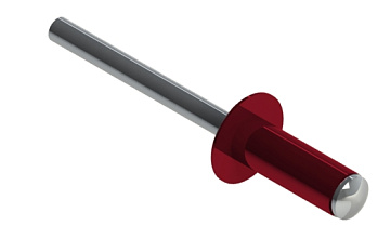 3,2х8 заклепка вытяж.комбин.RAL3005 Красный Daxmer (1000)