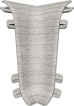 Угол внутренний Деконика 85 мм Ясень Серый 253 (уп. - 25 шт.)