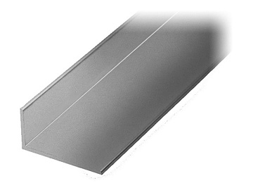 Алюминиевый уголок 20х10х1,2 (1,0м) серебро