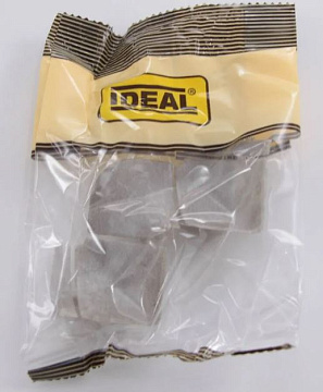 Набор комплектующих к плинтусу для столешницы Идеал Светло-серый