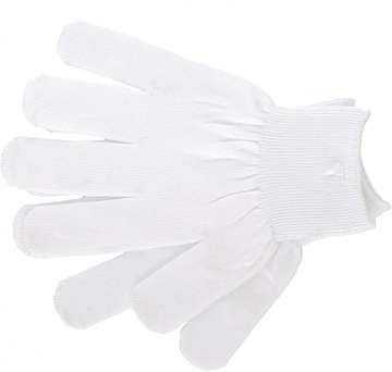 Перчатки Нейлон белые р-р L/8 Сибртех 67820