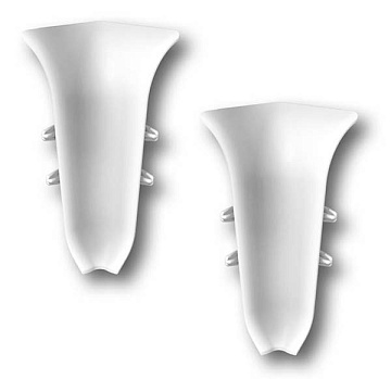 Угол наружный Идеал Классик 55 мм Белый (уп. - 20шт.)