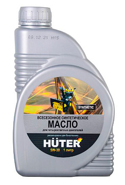 Масло моторное 4Т синтетика 5W-30 1л Huter 73/8/1/2 ЧЗ