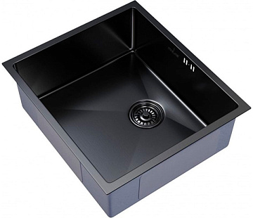 Мойка из нержавеющей стали MIXLINE PRO 50*44 толщ.3,0*0,8мм, глубина 200мм САТИН (547233)