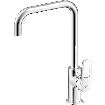 Смеситель ROSSINKA для кухни одноручный (35мм) с высоким поворотным изливом, хром (RS46-23)