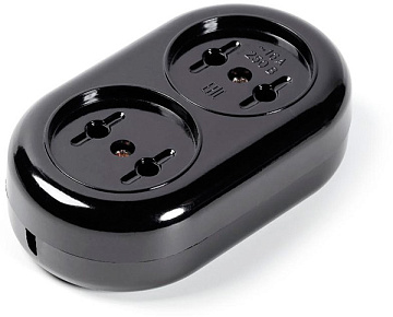 Колодка Smartbuy бакелитовая, 2 гн 10А/2,2кВт б/з (SBE-10-2-00-BN)