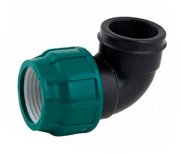 Уголок с внутренней резьбой ПНД 32*1 POELSAN