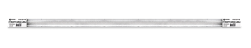 Светильник LLT герметичный под с/д ССП-458 230B LED-2Т8-600 G13 IP65 600 мм 