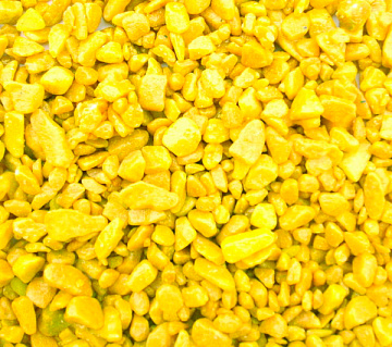 Декоративная гранитная крошка жёлтый 15кг