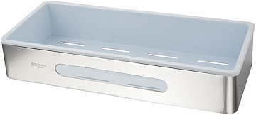 Полка BRIMIX прямоугол. одинарная 35*14*6,3см нерж 5636