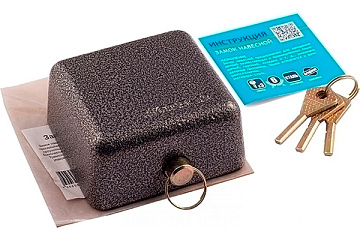 Замок навесной ДУЖКА серияЗН-404 90мм НОРА-М закаленная сталь