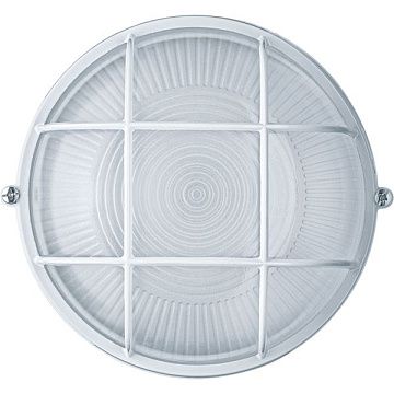 Светильник NAVIGATOR NBL-R2-60-E27/WH 60 Вт Е27 круг белый решетка 94803