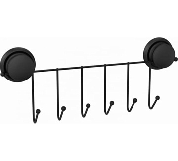 Держатель Fora Grafit д/полотенец 6кр. на прис.GRA004