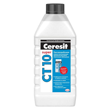 Противогрибковая водоотталкив. пропитка CT-10, 1л CERESIT