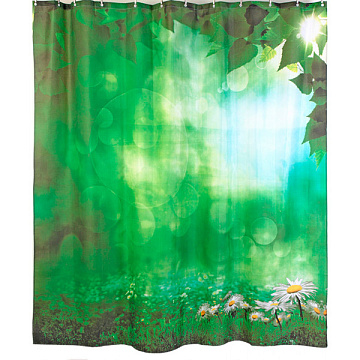 Штора для ванной ZALEL фотопринт 180*180 SPRING MOTIVE
