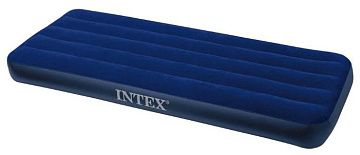 Матрас для плавания надувной INTEX Classic Downy Bed 191x76x22cм, нагрузка до 136кг (68950)