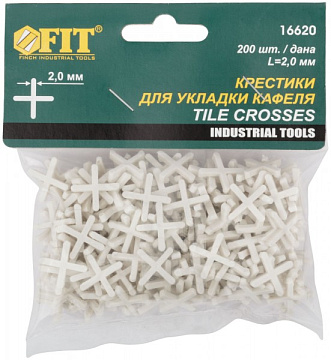 Крестики для кафеля FIT 2мм 200шт 16620