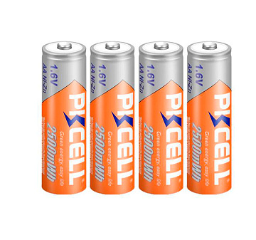 Аккумулятор PKCELL 1.6 V Ni-Zn AA2500Wh 4 шт/бл