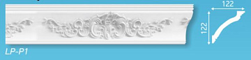 Плинтус потолочный Lifeplex LP-P1/30  2м