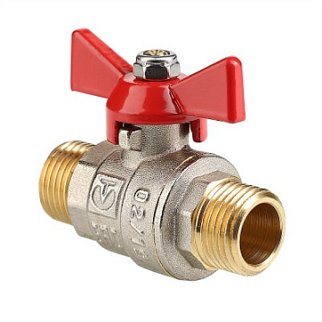 Кран шаровый BASE (Valtec) d20(3/4) Н/Н бабочка (VT219