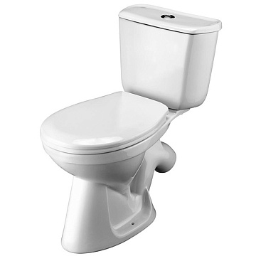 Унитаз (компакт) SANTEK БРИЗ слив 6 литров сиденье ПОЛИПРОПИЛЕН (1WH202569)