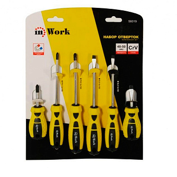 Набор отверток 6шт InWork 56019