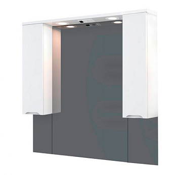 MIRSANT SOHO QUADRO 100 ЗЕРКАЛО-ШКАФ С 2-мя ЯЩИКАМИ
