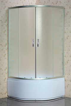 Душевое ограждение с поддоном LORANTO CS-8020S 90*90*195 высокий поддон  мат.стекло