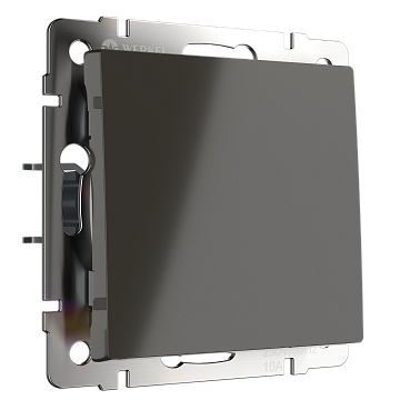 Механизм выключателя WERKEL 1 кл проходной WL07-SW-1G-2W (серо-коричневый)