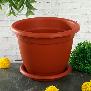 Горшок 4,4л Борнео терракот ING42024