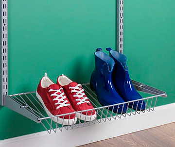 Полка для обуви 903х404мм блест.аллюминий L9441GA