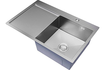 Мойка из нержавеющей стали MIXLINE PRO 78*50 (ПРАВ) толщ.3,0*0,8мм, глубина 200мм (551878)