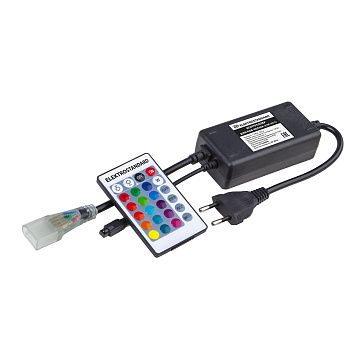 Контроллер для гибкого неона RGB LS001 220V 5050 с ПДУ (ИК) IP20 (LSC 011)