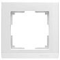 Рамка WERKEL на 1 пост (белая) WL04-Frame-01-white обычная