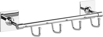 Держатель Kleber Expert д/полотенца 30см с 4-мя кр. KLE-EX004