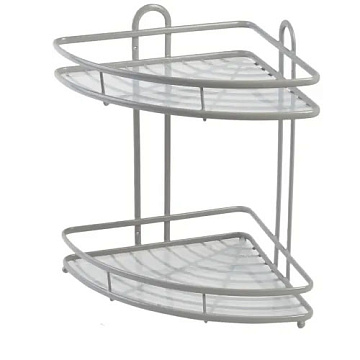 SWENSA Полка угловая ПРЕМИУМ 2-ярусная SWR-062