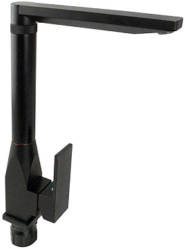 Смеситель BRIMIX для кухни боковой Г-образный излив,черный (82209)